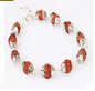 5 Mukhi Nepali Silver Plated Rudraksha Bracelet