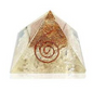 Clear Quartz Orgone Pyramid Orgonite Pyramid Crystal Pyramid