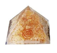 Natural Citrine Orgonite for Protection Force