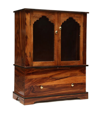 Sheesham Wood Large Pooja Mandir for Home