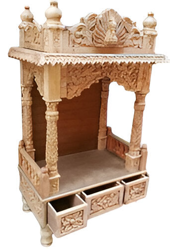 Sheesham Wood Pooja Ghar for Home Online