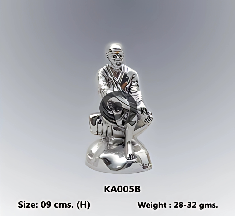 Silver Sai Baba Idol