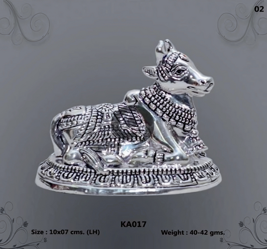 silver Nandi idol