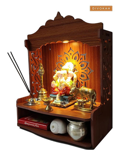 Wooden pooja Mandir