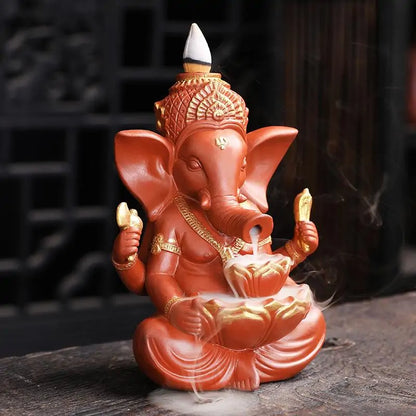 Ganesha Backflow Incense Burner