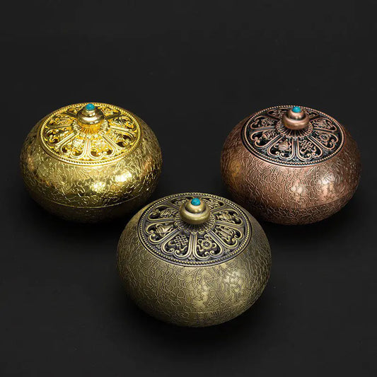 alloy retro incense burners