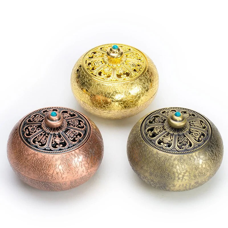alloy retro incense burners