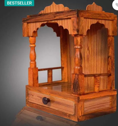 Wooden Plywood Mandir for Pooja