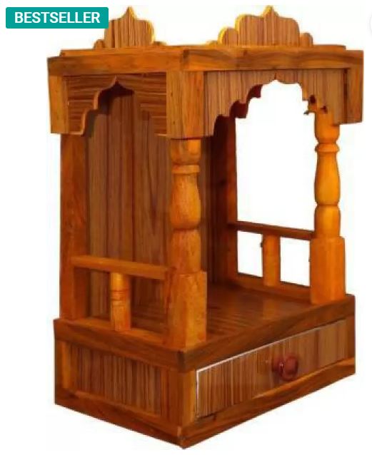 Wooden Plywood Mandir for Pooja