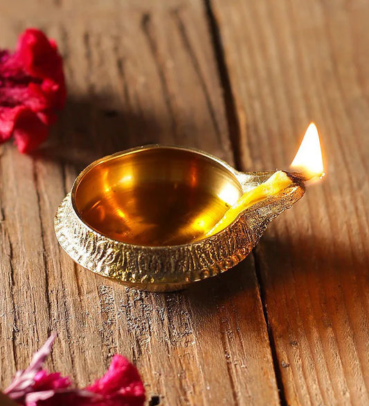 Gold Brass Diya