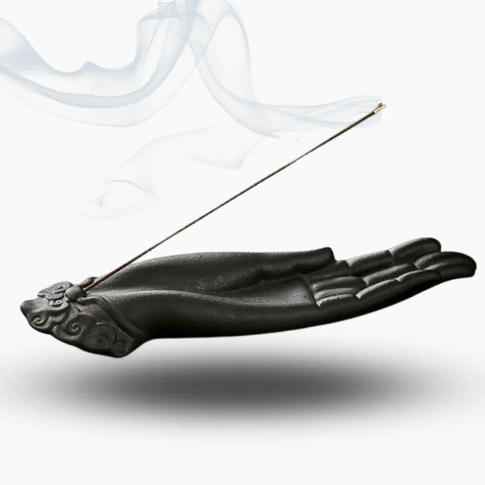 Hand Incense Stick Holder Sculpture