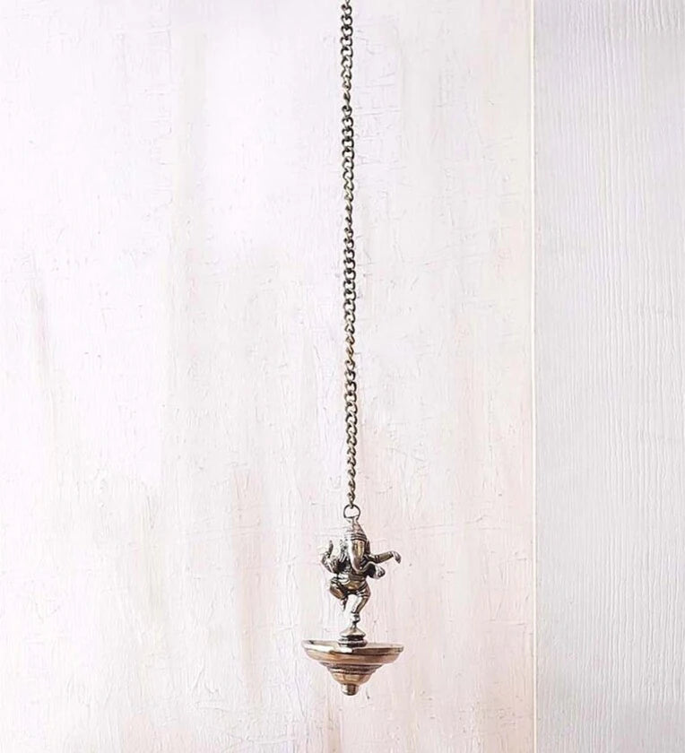 Hanging Lord Ganesha Brass Idol Diya