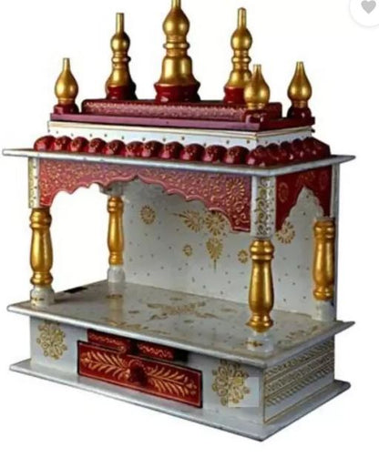 Solid Wood Mandir For Puja