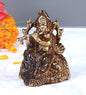 Small Ganesha Flute Brass Statue