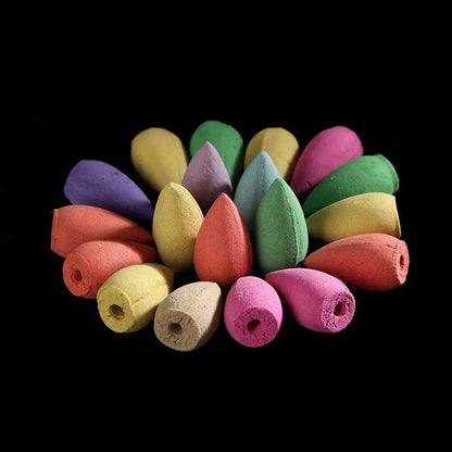 50 Pieces Mixed Backflow Incense Cones