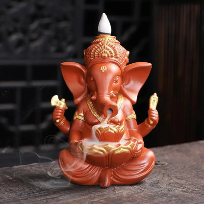 Ganesha Backflow Incense Burner