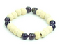 white beads and purple beads Rudraksha 